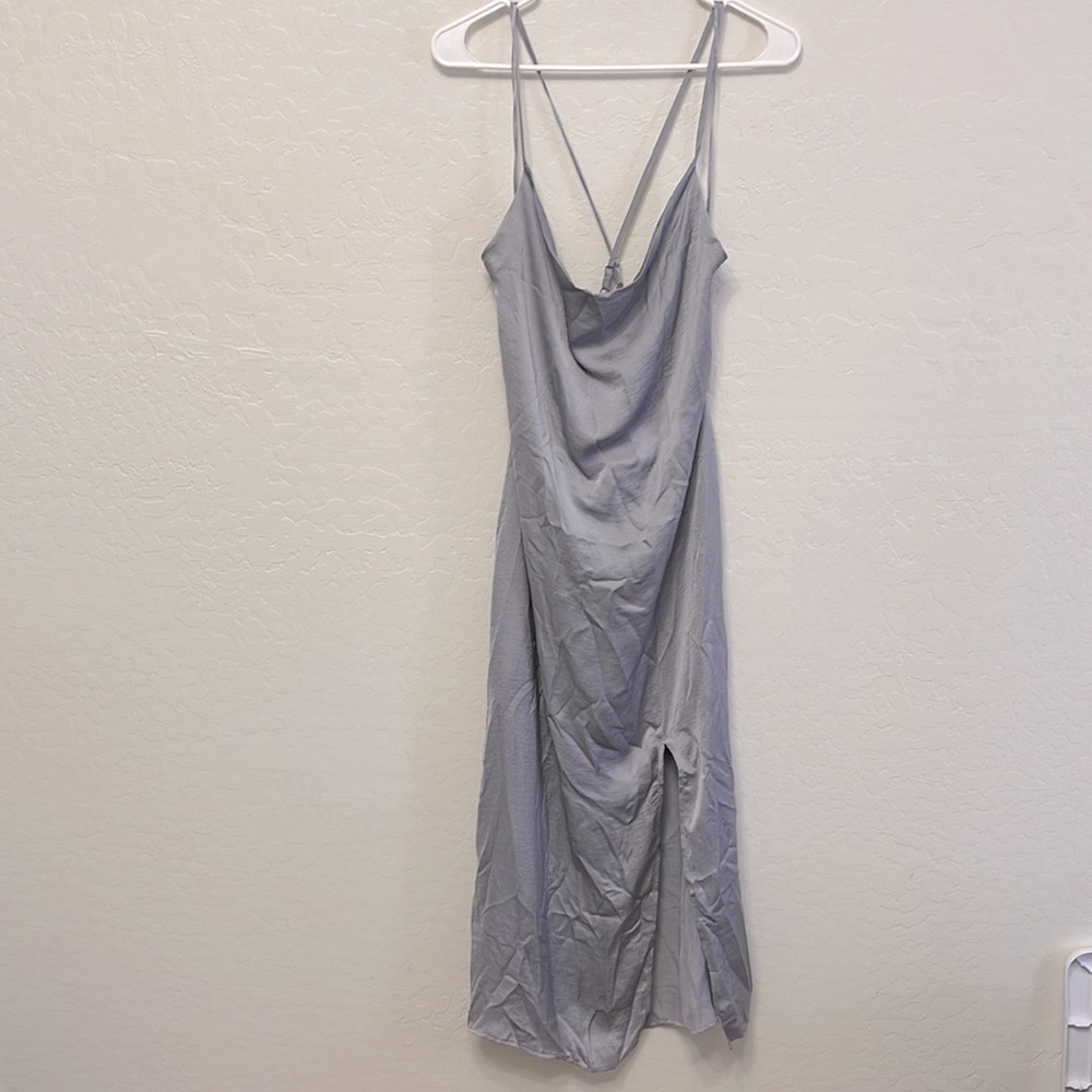 Q+A NWT Women’s Medium Long Dress w/Side Slit